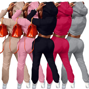 Women Fleece Jogger Set