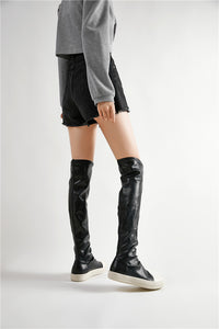 PU Knee Boots