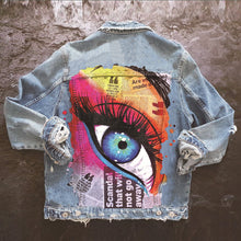 Load image into Gallery viewer, Jean Jacket - Eye
