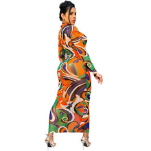 Load image into Gallery viewer, Women Mesh Maxi V Neck Dress
