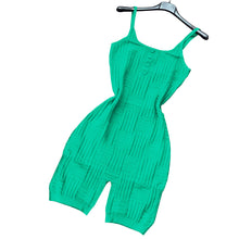 Load image into Gallery viewer, Knit Jumpsuit with Slides Set
