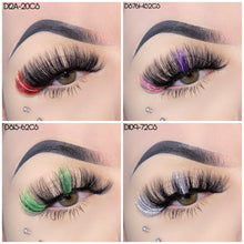 Load image into Gallery viewer, Synthetic Colorful Glitter Lashes （MOQ 10）
