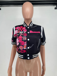 Women Short Sleeve Jacket