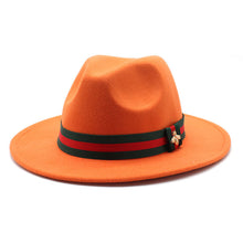 Load image into Gallery viewer, Fedora Hat with Bee(MOQ 5)
