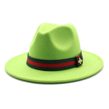 Load image into Gallery viewer, Fedora Hat with Bee(MOQ 5)
