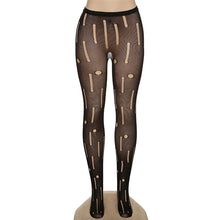 Load image into Gallery viewer, Mesh Perspective Hollow Hole Leggings
