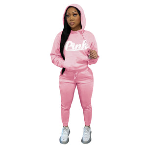 Pink Jogger 2 Pcs Fleece Set