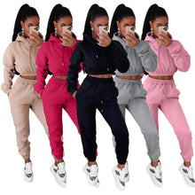 Load image into Gallery viewer, Women Fleece Jogger Set
