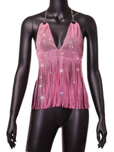 Load image into Gallery viewer, Diamond Fringed Camisole
