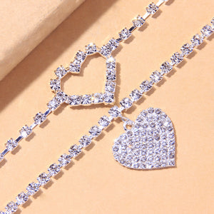 Heart Diamond Anklets(MOQ3)