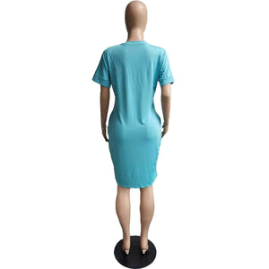 Plus Size Shirt Dress with Pocket