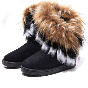 Furry Faux Fur Boots