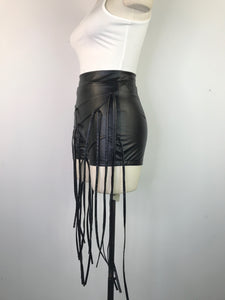 Women PU Shorts