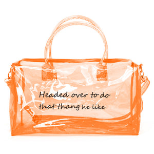 Jelly Gym Bag - Spend The Night Bag