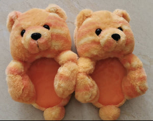 Open Toe Bear Slippers