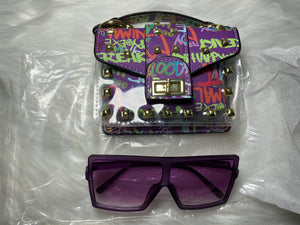 Purse And Sunglasses Set