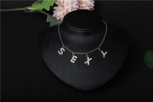 Women Cute Diamond Necklace (MOQ3)