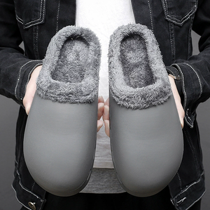 Yeezy Inspired Slides with Fur