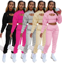 Load image into Gallery viewer, Women Fleece 3 PCs Sets
