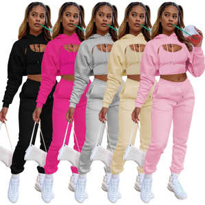 Women Fleece 3 PCs Sets