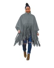 Load image into Gallery viewer, Winter Long Sleeve Tassels Top Cotton Material
