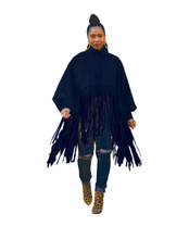 Load image into Gallery viewer, Winter Long Sleeve Tassels Top Cotton Material
