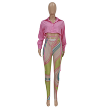 Load image into Gallery viewer, Women Shirt and Leggings Set
