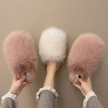 Load image into Gallery viewer, Big Long Fur Furry Slippers
