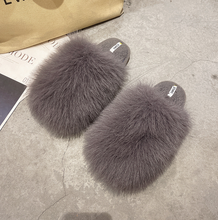 Load image into Gallery viewer, Big Long Fur Furry Slippers
