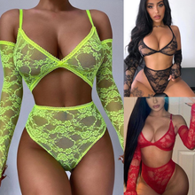 Load image into Gallery viewer, Sexy Lace Lingerie Set
