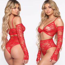 Load image into Gallery viewer, Sexy Lace Lingerie Set
