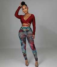 Load image into Gallery viewer, Causal Colorful Leggings 2 Pcs Sets
