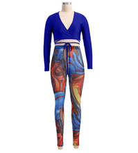 Load image into Gallery viewer, Causal Colorful Leggings 2 Pcs Sets
