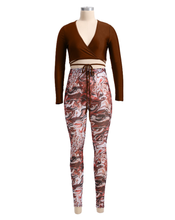 Load image into Gallery viewer, Causal Colorful Leggings 2 Pcs Sets
