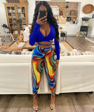 Load image into Gallery viewer, Causal Colorful Leggings 2 Pcs Sets
