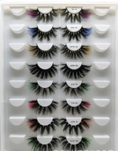 Load image into Gallery viewer, Fluffy Colorful Mink Lashes
