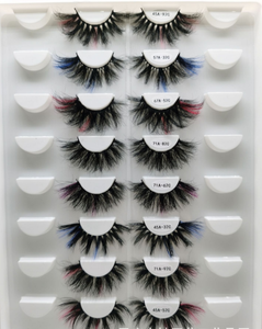 Fluffy Colorful Mink Lashes