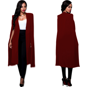 Women Plus Size Cape Blazer