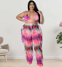 Load image into Gallery viewer, Plus Size Swimsuit 3 PCs Set
