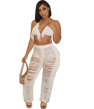 Load image into Gallery viewer, Women Bikini Tassel Pants Set
