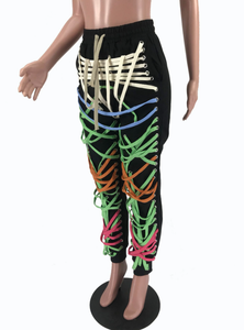 Women Webbing Trousers Pants (No Print Kind)