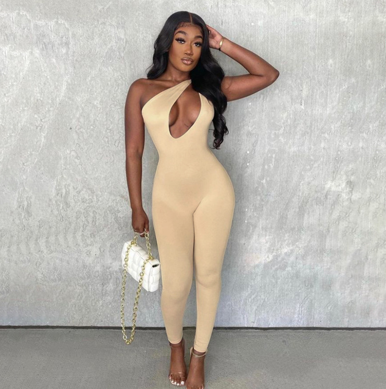 Elegant Skinny Sleeveless Jumpsuit