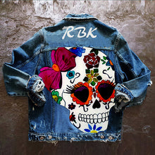 Load image into Gallery viewer, Jean Jacket - Skull
