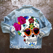 Load image into Gallery viewer, Jean Jacket - Skull
