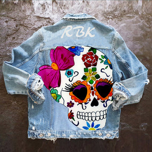 Jean Jacket - Skull