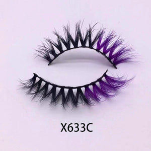 Colorful Synthetic Lashes(MOQ 20)