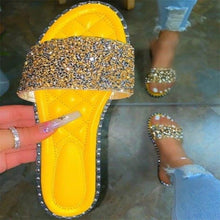 Load image into Gallery viewer, Diamond Plain Slipper
