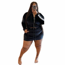 Load image into Gallery viewer, Plus Size Velvet Skirt Sets
