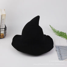 Load image into Gallery viewer, Wool Knit Witch hat
