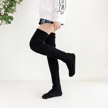 Load image into Gallery viewer, Women Thigh High Knitted Socks
